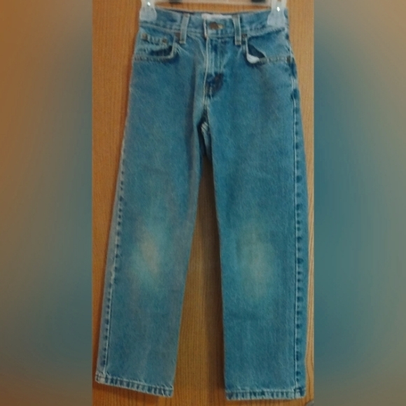 Levi Strauss Straight Leg Denim Jeans size 10 Slim - Picture 2 of 4